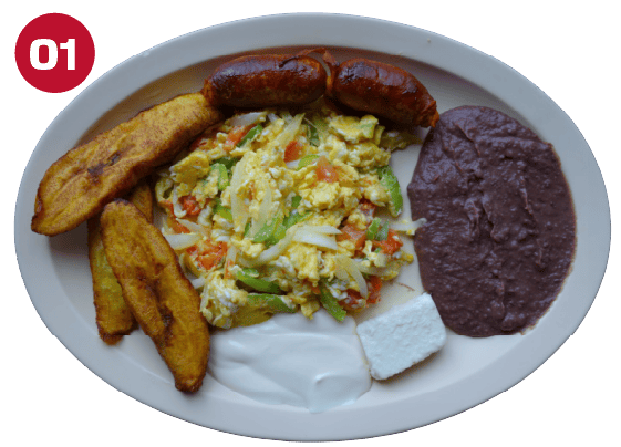 Breakfast plate from Kailey’s official menu