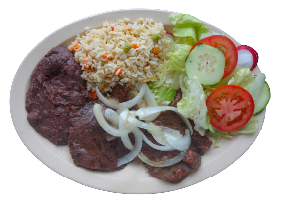 Carne asada plate from Kailey’s official menu